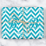 Pixelated Chevron Wrapping Paper (Personalized)