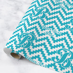 Pixelated Chevron Wrapping Paper Roll - Medium - Matte (Personalized)