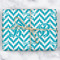 Pixelated Chevron Wrapping Paper Roll - Matte - Wrapped Box