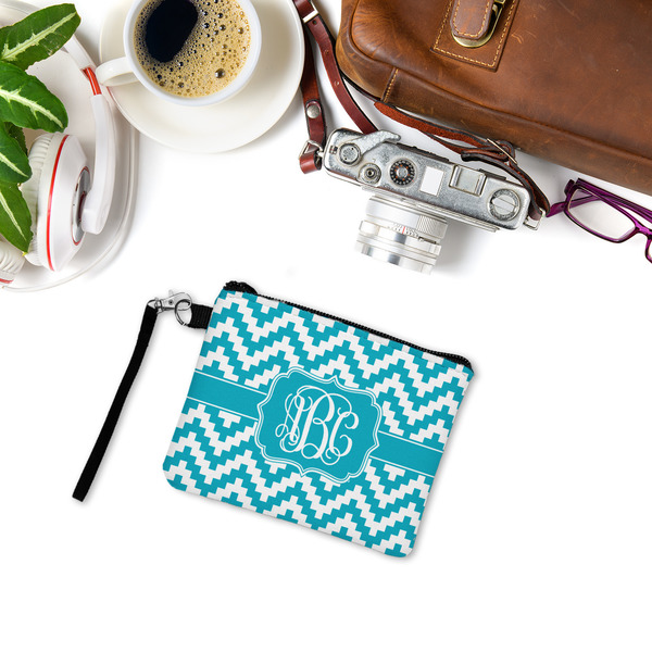 Pixelated Chevron Wristlet ID Cases - LIFESTYLE