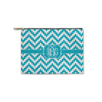 Pixelated Chevron Zipper Pouch - Small - 8.5"x6" (Personalized)