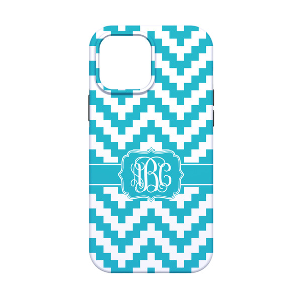 Pixelated Chevron iPhone 13 Mini Tough Case - Back