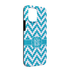 Pixelated Chevron iPhone Case - Rubber Lined - iPhone 13 (Personalized)