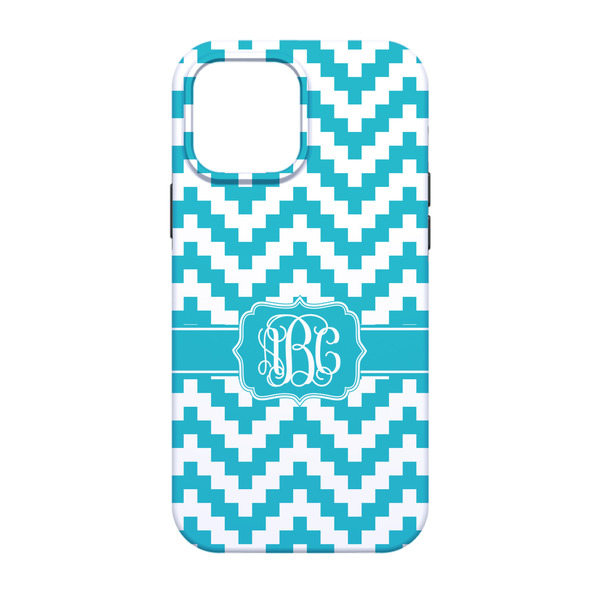 Pixelated Chevron iPhone 13 Tough Case - Back