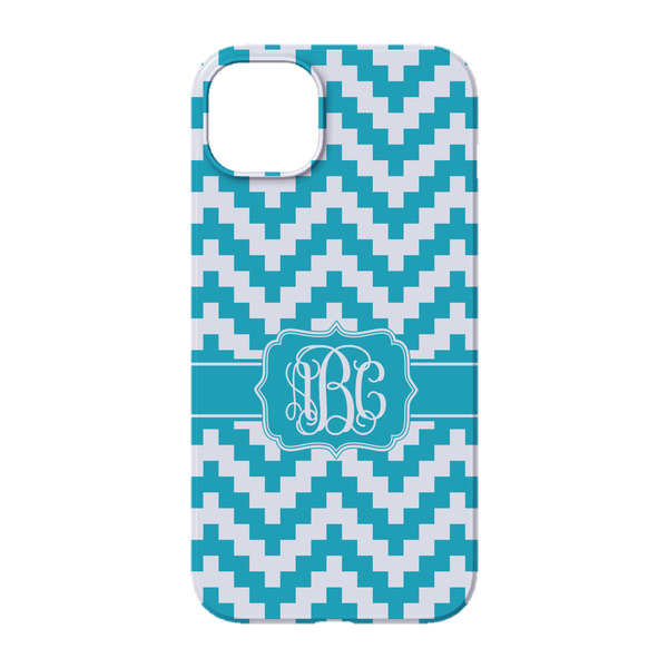 Pixelated Chevron iPhone 14 Case - Back