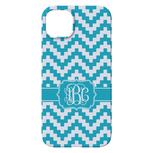Pixelated Chevron iPhone 14 Pro Max Case - Back