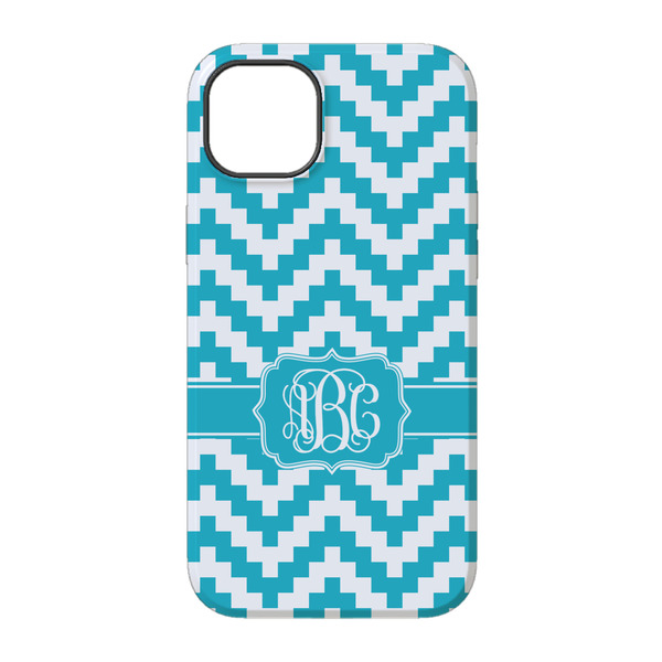 Pixelated Chevron iPhone 14 Pro Tough Case - Back