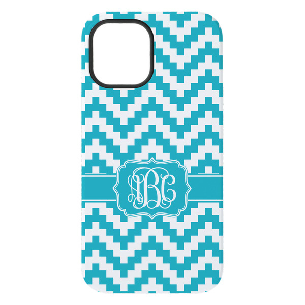 Pixelated Chevron iPhone 15 Pro Max Tough Case - Back