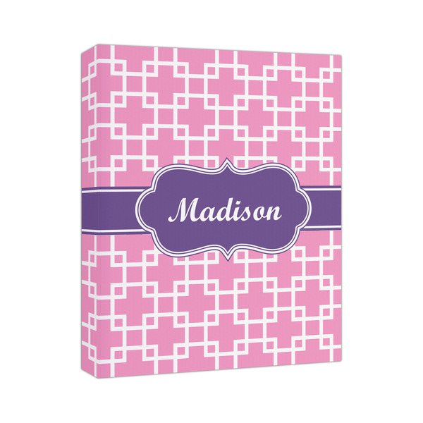 Custom Linked Squares Canvas Print (Personalized)