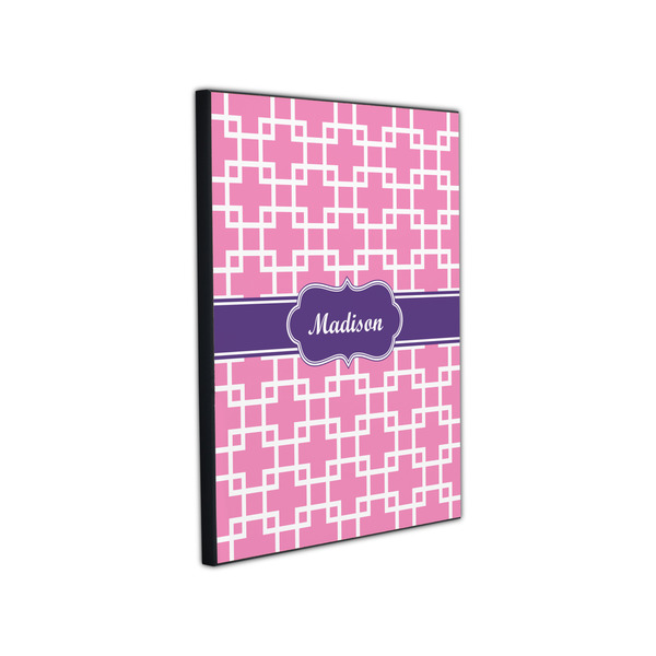 Linked Squares 11x14 Wood Print - Angle View