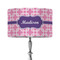 Linked Squares 12" Drum Lamp Shade - Fabric (Personalized)