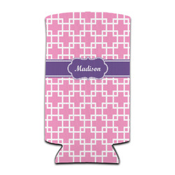 Linked Squares Can Cooler (tall 12 oz) (Personalized)