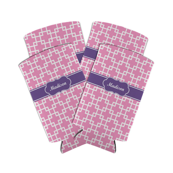 Linked Squares 12oz Tall Can Sleeve - Set of 4 - MAIN