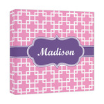 Linked Squares Canvas Print - 12x12 (Personalized)