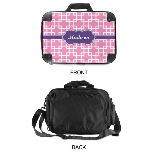 Linked Squares 15" Hard Shell Briefcase - APPROVAL