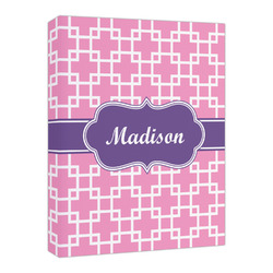 Linked Squares Canvas Print - 16x20 (Personalized)