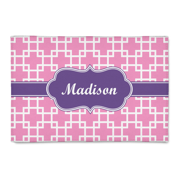 Custom Linked Squares 2' x 3' Indoor Area Rug (Personalized)