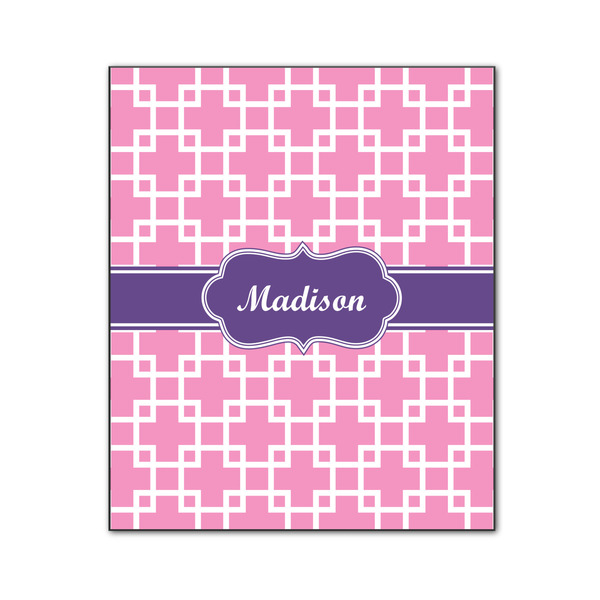 Linked Squares 20x24 Wood Print - Front View