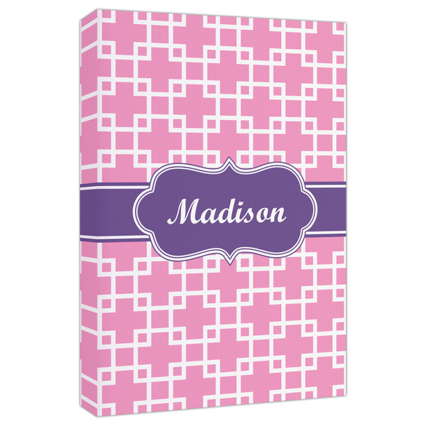 Custom Linked Squares Canvas Print - 20x30 (Personalized)