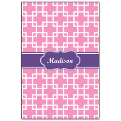 Linked Squares Wood Print - 20x30 (Personalized)