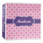 Linked Squares 3-Ring Binder - 2 inch (Personalized)