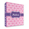 Linked Squares 3 Ring Binder - Full Wrap - 2" (Personalized)