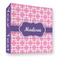 Linked Squares 3 Ring Binders - Full Wrap - 3" - FRONT