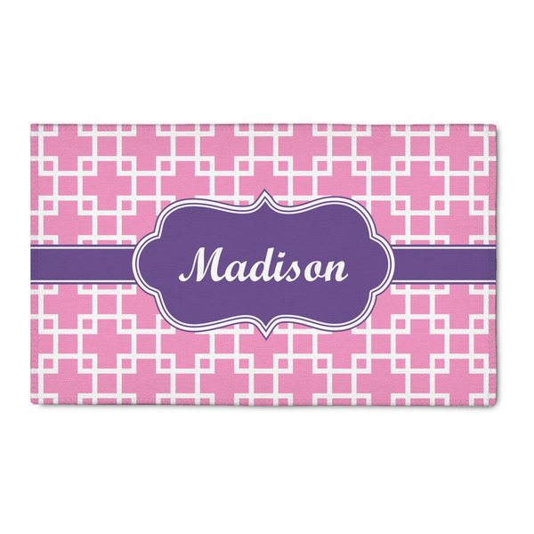 Custom Linked Squares 3' x 5' Indoor Area Rug (Personalized)