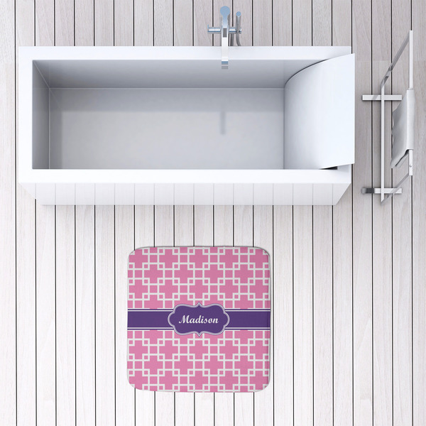 Linked Squares 48x48 Foam Memory Mat - LIFESTYLE