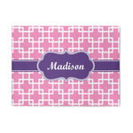 Linked Squares 5' x 7' Patio Rug (Personalized)