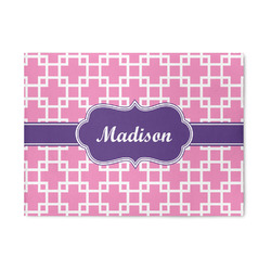 Linked Squares 5' x 7' Patio Rug (Personalized)