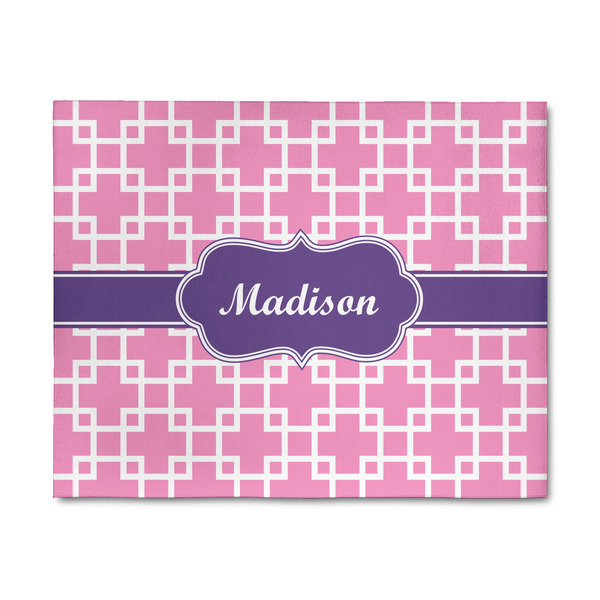 Custom Linked Squares 8' x 10' Indoor Area Rug (Personalized)