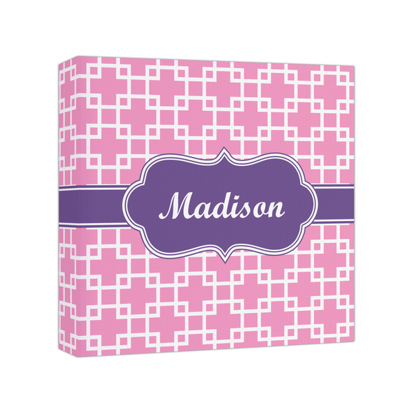 Custom Linked Squares Canvas Print - 8x8 (Personalized)