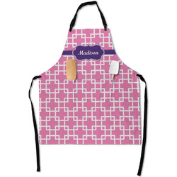 Linked Squares Apron With Pockets w/ Name or Text