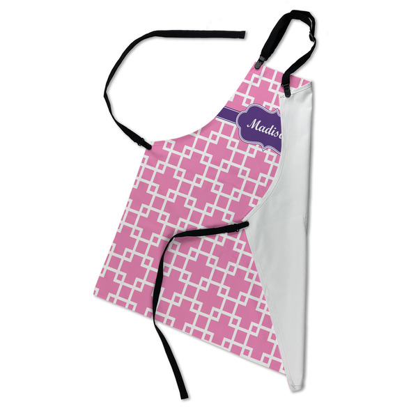 Linked Squares Apron - Folded