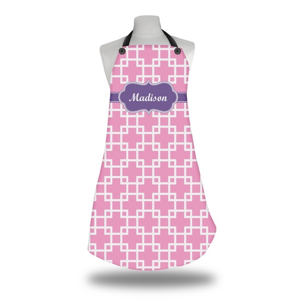 Custom Linked Squares Apron w/ Name or Text