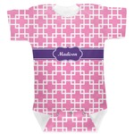 Linked Squares Baby Bodysuit (Personalized)
