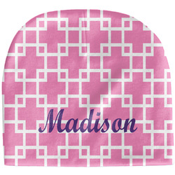 Linked Squares Baby Hat (Beanie) (Personalized)