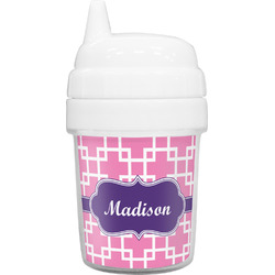 Linked Squares Baby Sippy Cup (Personalized)