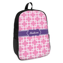 Linked Squares Kids Backpack (Personalized)