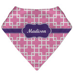 Linked Squares Bandana Bib (Personalized)