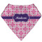 Linked Squares Bandana Bib (Personalized)