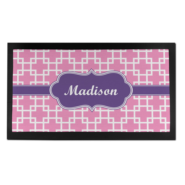 Custom Linked Squares Bar Mat - Small (Personalized)
