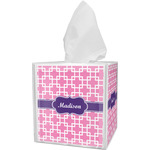 Linked Squares Tissue Box Cover (Personalized)