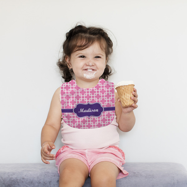 Linked Squares Bib Lifestyle Girl