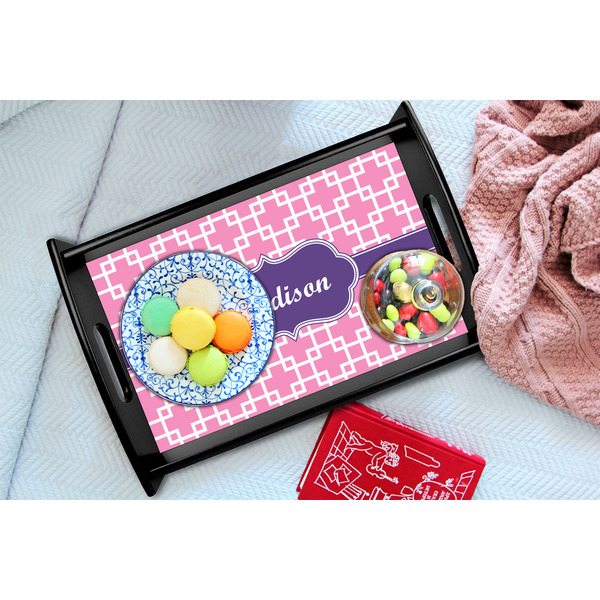 Linked Squares Black Tray - Lifestyle (UPDATED)