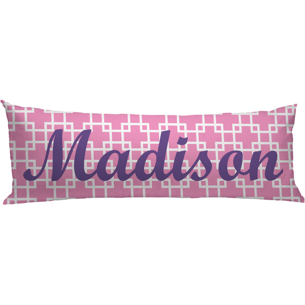 Custom Linked Squares Body Pillow Case (Personalized)
