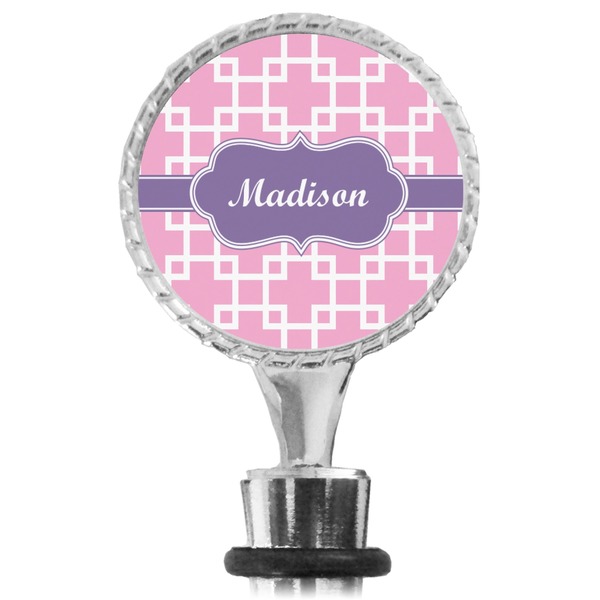 Linked Squares Bottle Stopper Main View