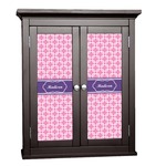 Linked Squares Cabinet Decal - Large (Personalized)