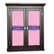 Linked Squares Cabinet Decals